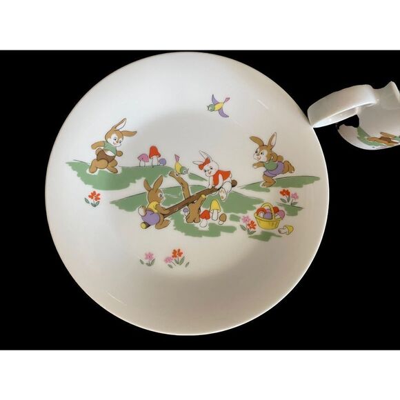 VINTAGE childrens ceramic dish set Japan - Picture 3 of 9